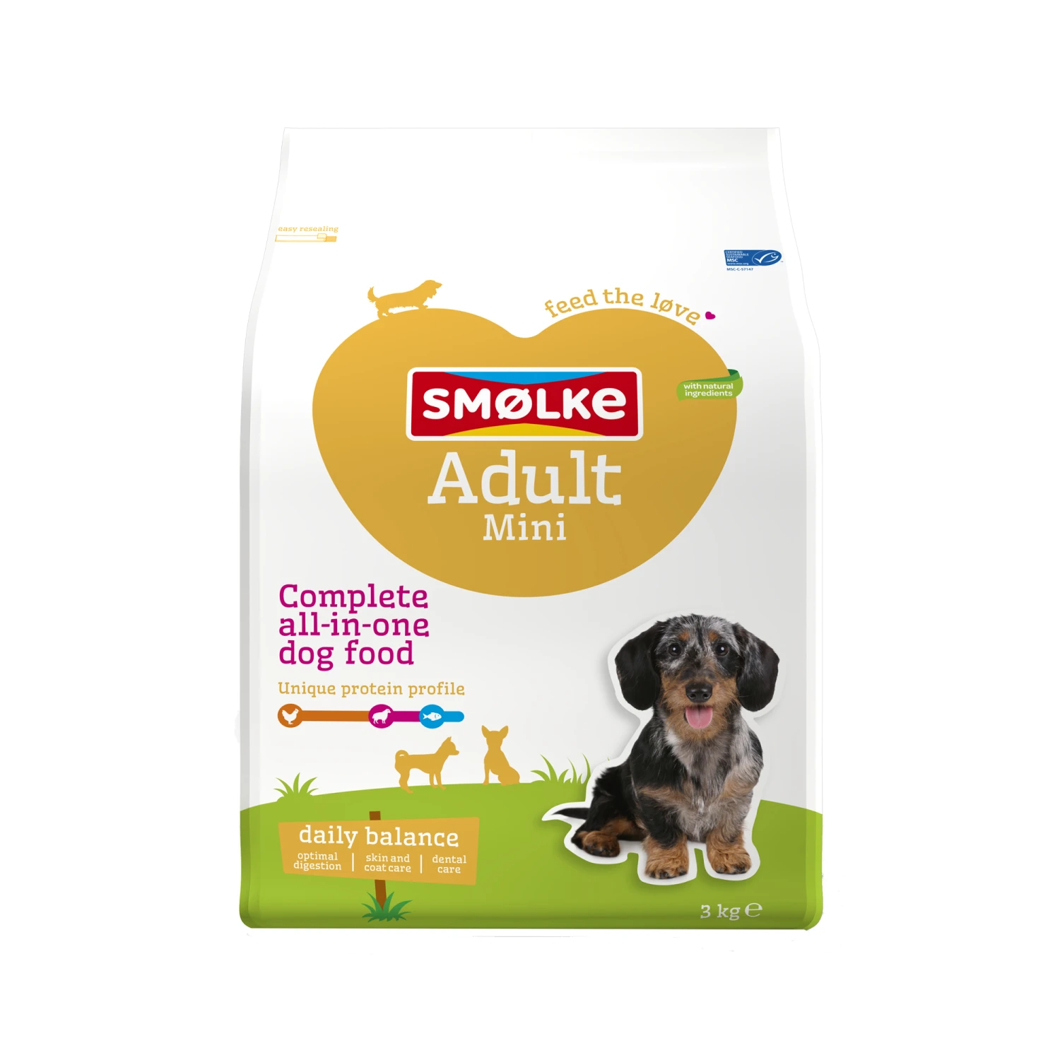 Smølke Hund Adult Mini Hundefutter 1 Smølke Hund Adult Mini Hundefutter