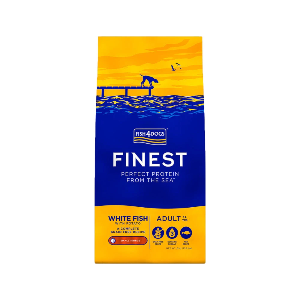 Fish4Dogs Finest Adult Complete Große Brocken Hundefutter - Weißfisch 1 Fish4Dogs Finest Adult Complete Große Brocken Hundefutter - Weißfisch