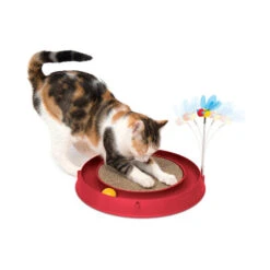 Catit Play Katzenspielzeug Mit Kratzfläche 6 Catit Play Katzenspielzeug Mit Kratzfläche -Spielzeug Pet catit play ball toy with scratch pad 123866 0500 none