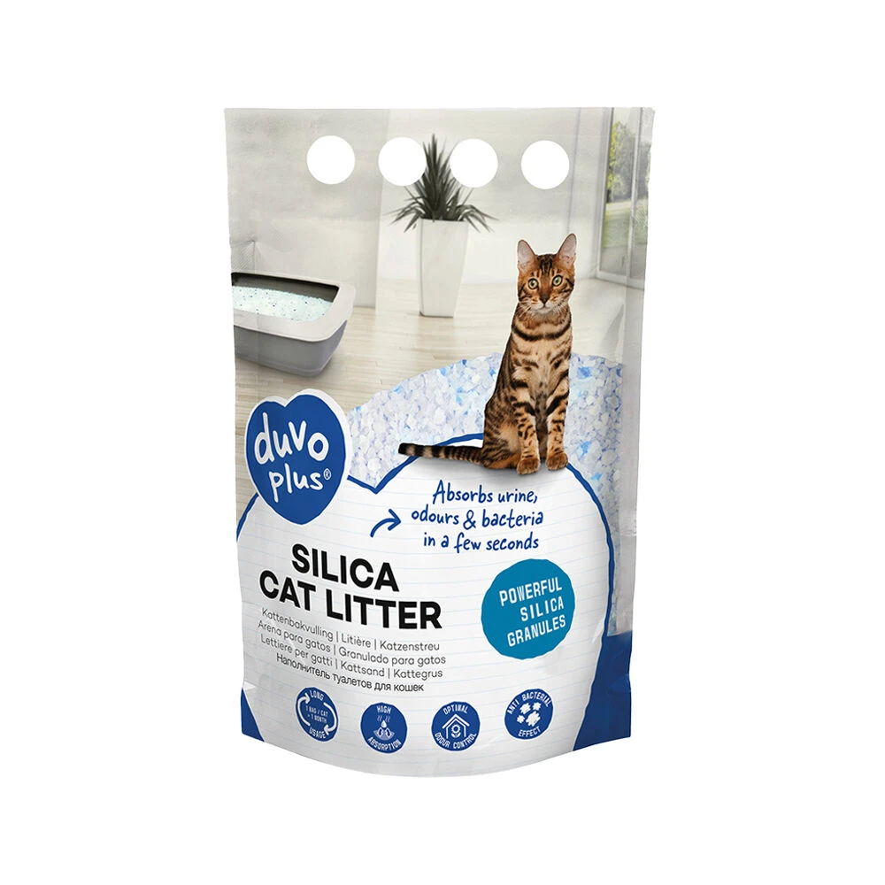 Duvo+ Premium Silica Katzenstreu 2 Duvo+ Premium Silica Katzenstreu – Bild 2