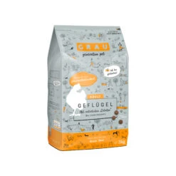 Grau Glutenfreies Hundefutter Mit Geflügel
