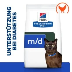 Hill's Prescription Diet M/d Weight Management Katzenfutter -Spielzeug Pet hills md glucose weight management prescription diet feline 218125 2000 none