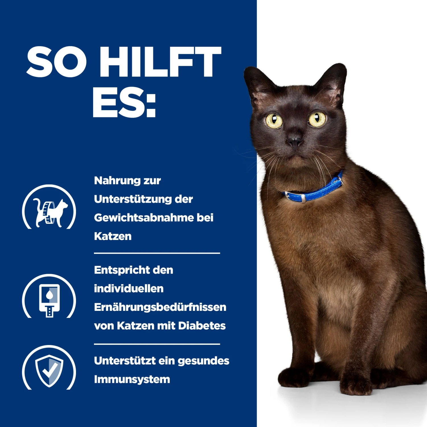 Hill's Prescription Diet M/d Weight Management Katzenfutter – Bild 5