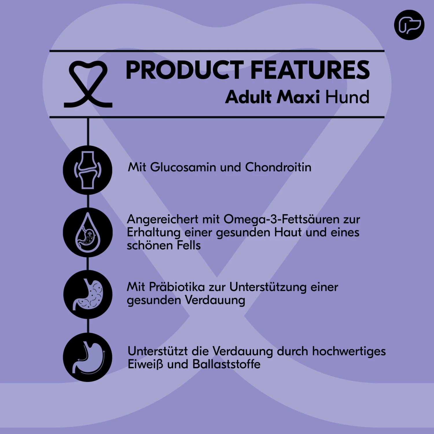 Vetality Adult Maxi - Hundefutter 2 Vetality Adult Maxi - Hundefutter – Bild 2